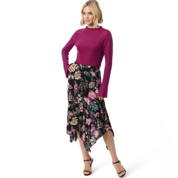NEW - Jessica Simpson Floral Maxi Tiered Skirt - Picture 9 of 16